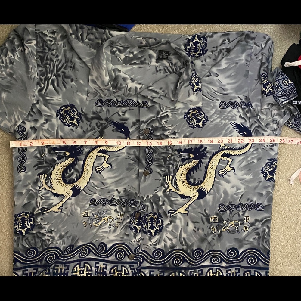 Pineapple Connection Button Up Shirt Size Large - image 4